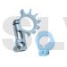 LX0435  Lynx Heli Innovations NANO CPX Ultra Tail Motor Support Silver